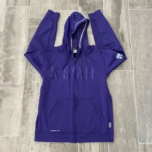 Nike K-State purple Therma-fit hoodie.